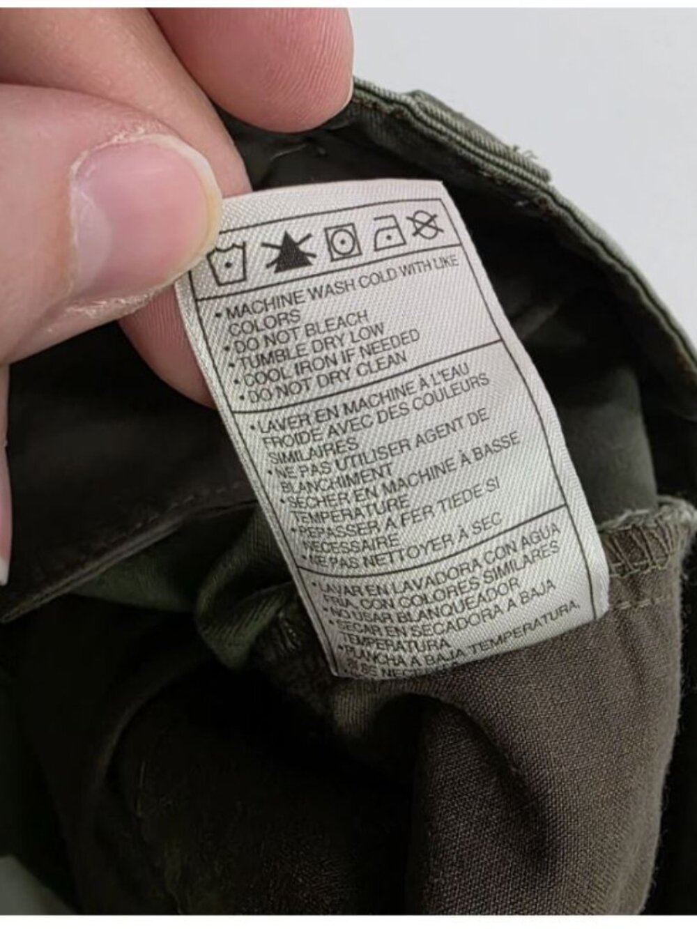 Nike ACG Womens Deep Creek Cargo Pants Size 8 Gray Straight Leg Outdoors Hike - Picture 9 of 11